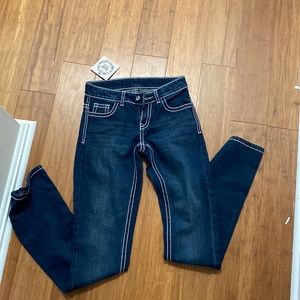 Slimy jeans dark blue 25x34